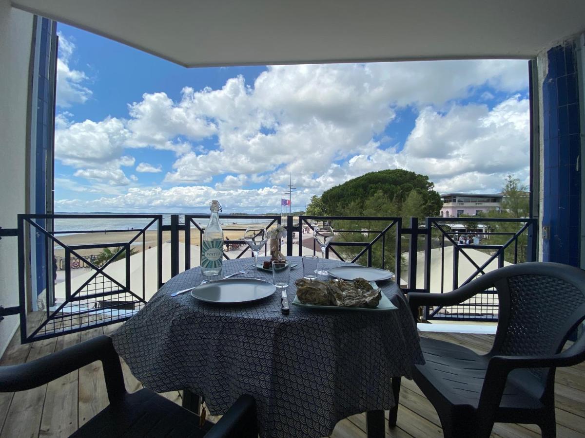 앙데르노스레방 T2 Vue Exceptionnelle Sur Le Bassin D'Arcachon 아파트 외부 사진